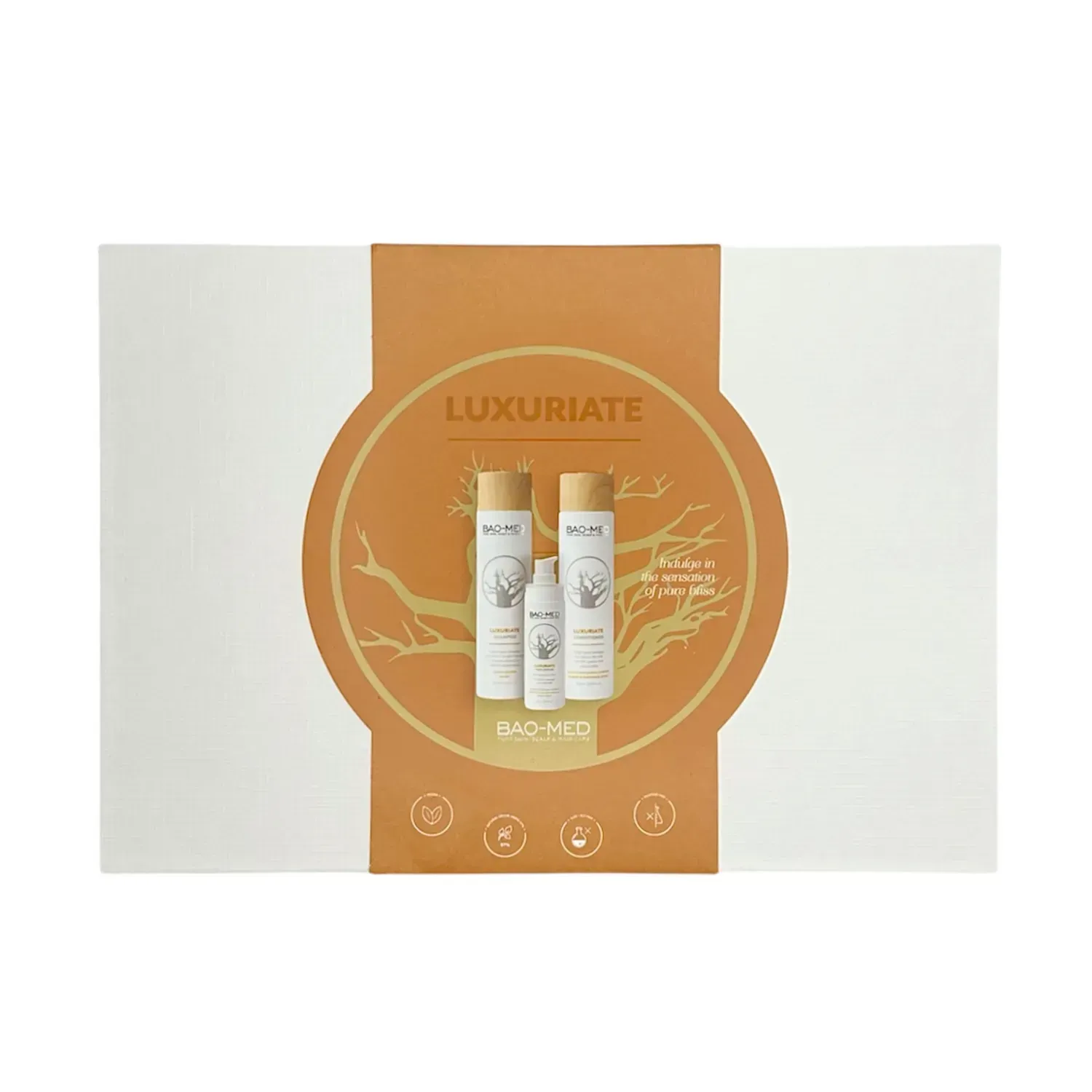 Bao-Med Подарунковий набір Luxuriate (шампунь, кондиціонер, серум) - Зображення 2